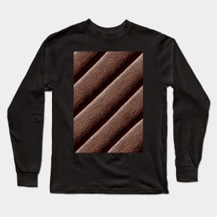 Imitation leather, natural and ecological leather print #3 Long Sleeve T-Shirt